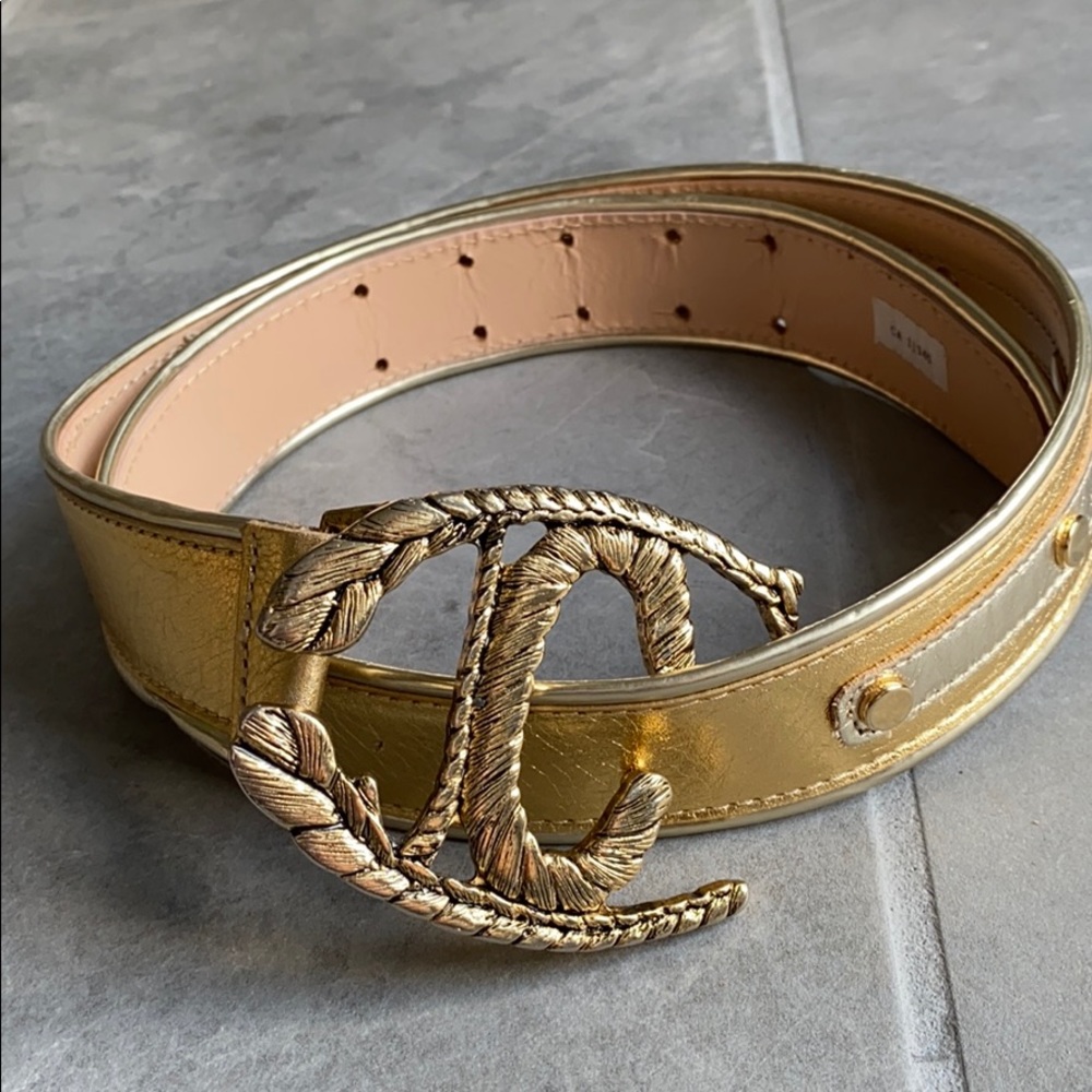 Roberto Cavalli gold belt